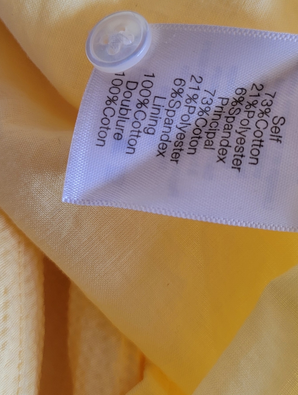 [BNWT] Veronica Beard HARROW TIERED DRESS - Pale Yellow - Picture 3 of 8
